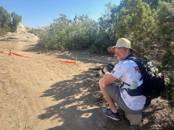Jeff on a trail in southern Utah